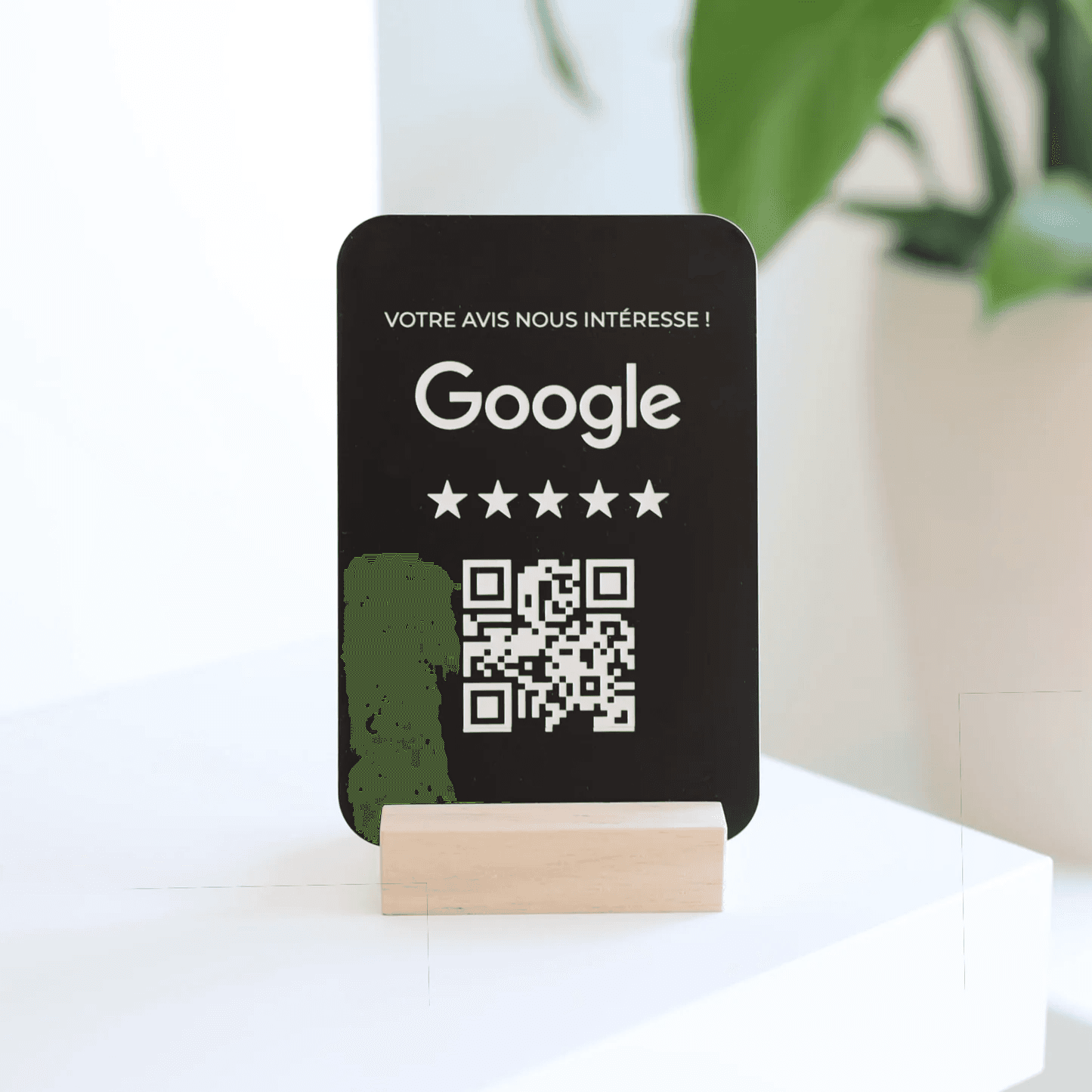 Illustration : Visualisez QR code avis Google